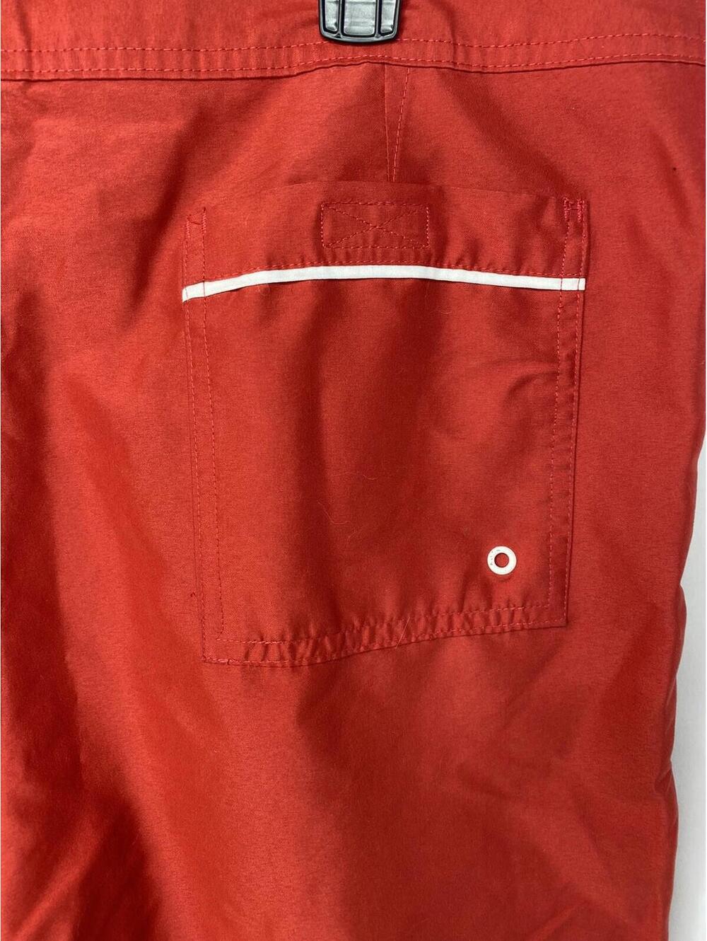 Old Navy / Red Board Shorts Swim Trunks Back Pocket Unlined UPF 40 / Size 36 - Picture 11 of 16